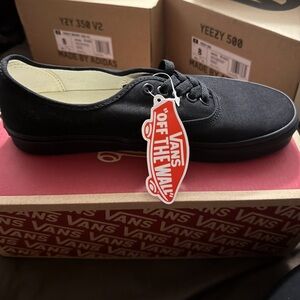 Vans Women’s Black Canvas Sneakers